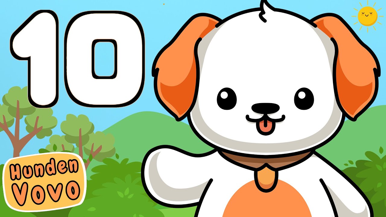 Lär dig räkna till 10 med Hunden Vovo