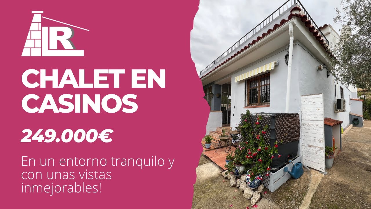 RUSTIC LEVANTE - PRECIOSO CHALET EN URBANIZACIÓN EN CASINOS!