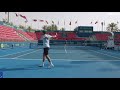 Roger Federer Court Level Playing | Day 3 & 4 Doha | Qatar Open 2021