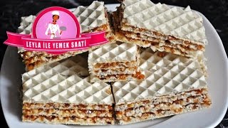Karamelli Gofret Tarifi - Leyla Ile Yemek Saati