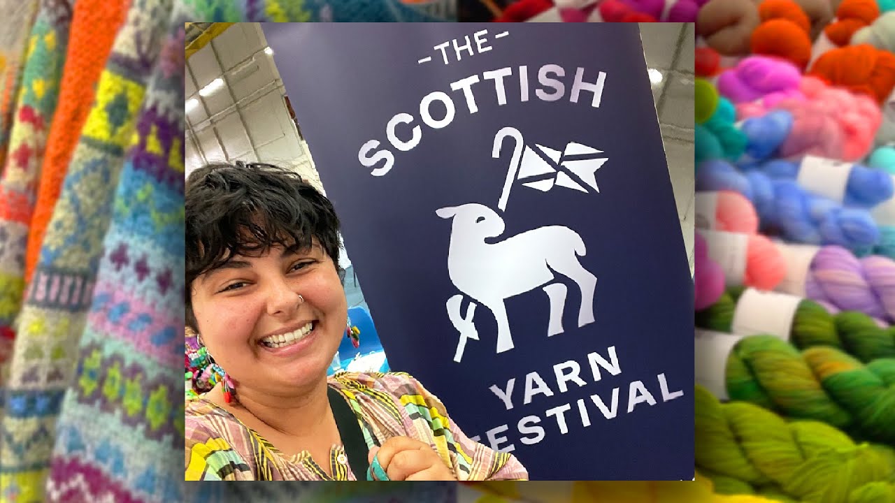 Visiting a Yarn Festival in SCOTLAND 🏴󠁧󠁢󠁳󠁣󠁴󠁿 Vlog + Haul from The