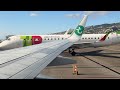 Transavia Boeing 737 Sunny Takeoff from Madeira Funchal Airport