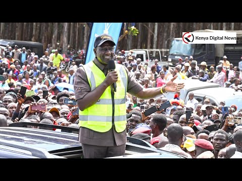 LIVE President Ruto Launching Rironi Mau Summit Road Gilgil Nakuru County