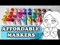 TESTING NEW AFFORDABLE MARKERS!! Artify Alcohol based markers / set of 40 colors