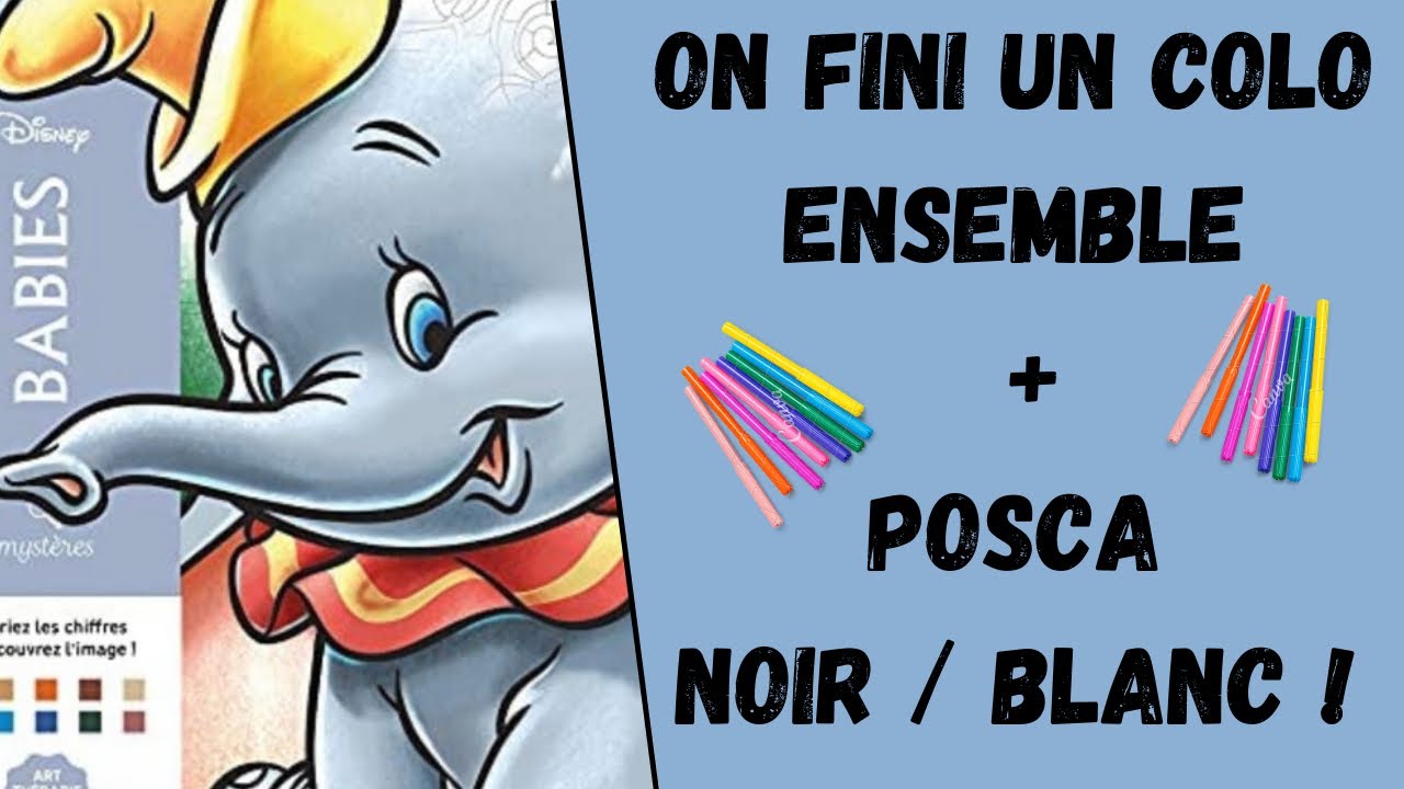 On fini un colo mystère ensemble + Finitions Posca ❤️✅