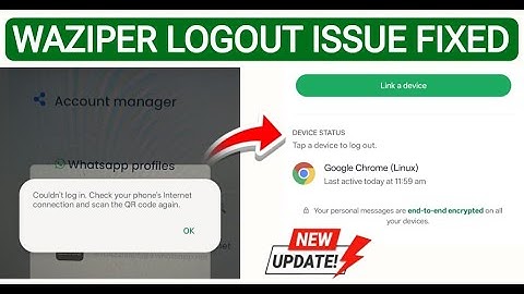 waziper whatsapp auto logout issue fixed | waziper auto logout problem solved | #waziper | waziper