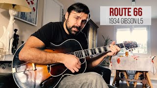 AS161 - Route 66 - Nat King Cole cover - 1934 Gibson L5