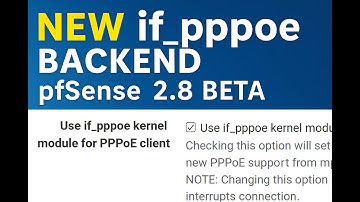 pfSense 2.8 Beta Upgrade – Enabling IF_PPPOE + Config Backup & Package Retention Check