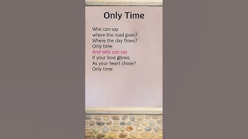 Thumbnail of Only Time | Enya