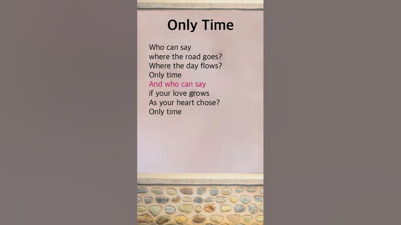 Only Time | Enya