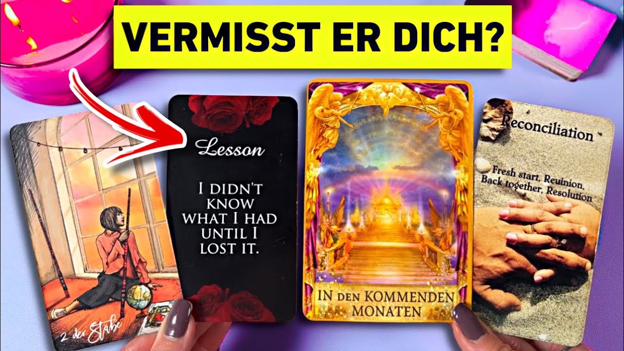 LEKTION 😳 JEMAND hat deinen WERT ERKANNT & einen ENTSCHLUSS gefasst... Tarot Liebe