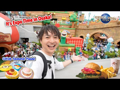Osaka Expo Time! Eat until I can’t eat in USJ Spring Seasonal Foods, and Special Burger Ep.566