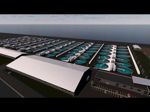 Samherji fiskeldi byggir 40.000 tonna landeldisstöð fyrir lax á Reykjanesi