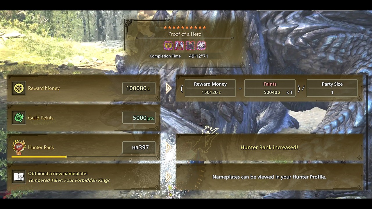 Monster Hunter Wilds, Proof of a Hero, Solo Lance (no support