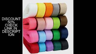 10 Meters Solid Grosgrain Ribbon Double Face Fabric for Gift Wrapping Wedding Decoration Sewing Craf