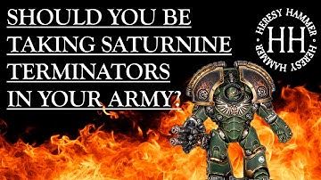 SATURNINE TERMINATOR RULES REVEAL FOR WARHAMMER THE HORUS HERESY!
