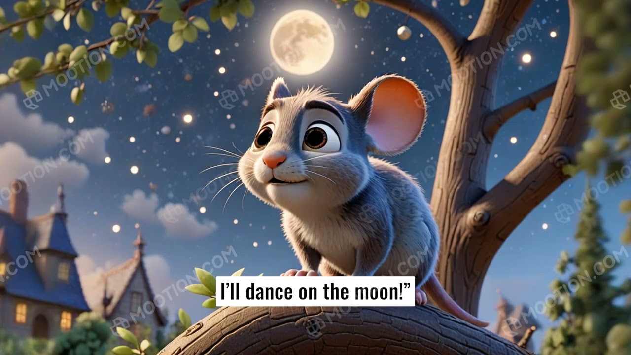 "Milo the Moonlight Mouse 🌙✨ | Magical Bedtime Story for Kids | Kiddie Play"