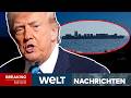 NAHOST-KRIEG: Neue Eskalation droht! Trump entert Mullah-Schiff! Iran kündigt Reaktion an! WELT LIVE