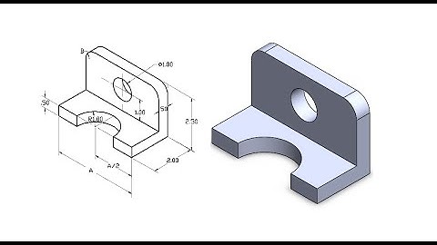 SolidWorks #4 - Tutorial CSWA Exam - Basic Part Modeling 4