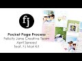 Pocket Page Process | Felicity Jane Creative Team | April PP Spread feat FJ Mari Kit