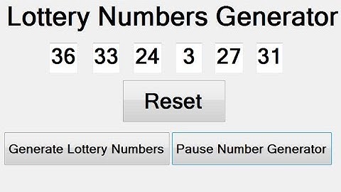 Visual C++ Tutorial of How to Create A Lottery Numbers Generator