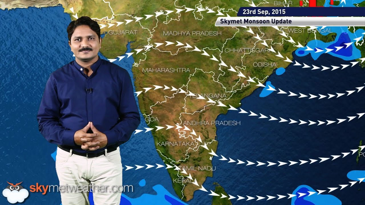 Weather Forecast for September 23, 2015 Skymet Weather HINDI YouTube