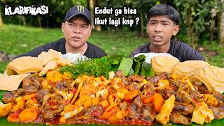KLARIFIKASI ! MUKBANG CAPCAY AMPELA PEDAS   LALAPAN MENTAH, SIMAMAN DI GEGEL TETEP ?