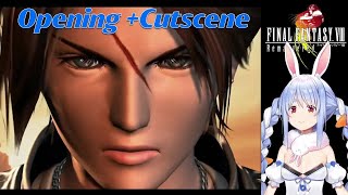 Pekora Ch. 兎田ぺこら 【FF8】Opening + Cutscene #reaction