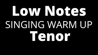 Sing Low Notes - Tenor screenshot 1