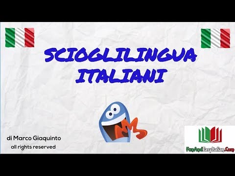 7 SCIOGLILINGUA ITALIANI