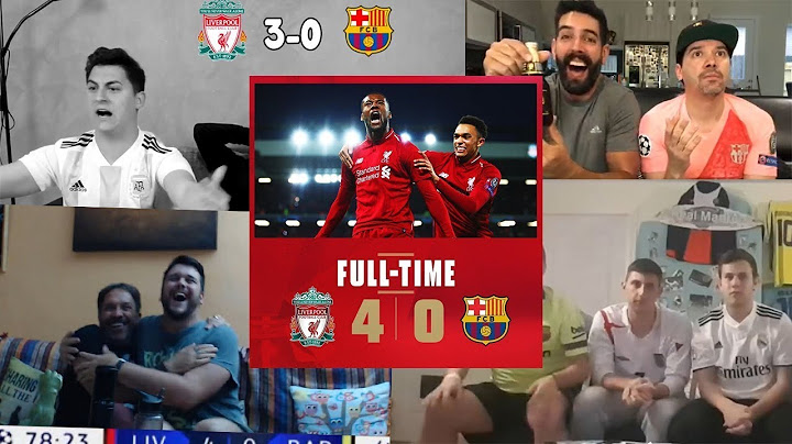 Liverpool 4-0 Barcelona- Spanish reaction video 😱😱