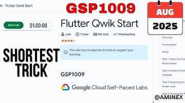 [NEW 2025] Flutter Qwik Start || #GSP1009 || #qwiklabs #arcade #googlecloud