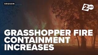 Grasshopper Fire grows to 90 667 acres as containment rises