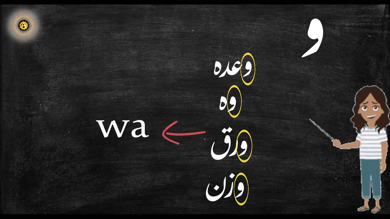 Urdu Lesson 1f ( letter Waaoo )Part 1
