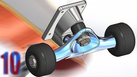 10 SolidWorks |SkateBoard|: Truck sub-Assembly (axle, wheels)