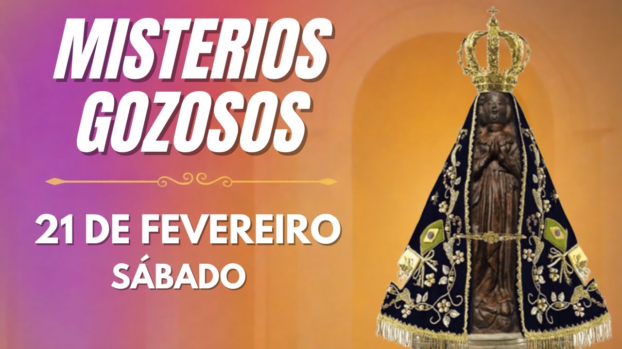 TERÇO DE APARECIDA - 21 DE FEVEREIRO 2026 | MISTÉRIOS GOZOSOS