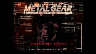 MGS1 (PSX) Title Screen: Digital vs Disc