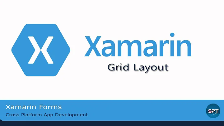 Grid Layout in Xamarin Forms- Xamarin Forms in Hindi