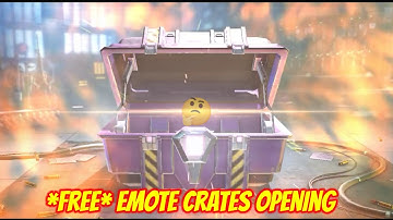 *FREE* Emote crates opening in CODM
