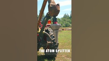 auger screw log splitter the300tonAtomsplitter