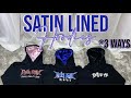 DiY| How to make a SATIN LINED HOODIE | 3 DIFFERENT WAYS | *BEGINNER FRIENDLY*