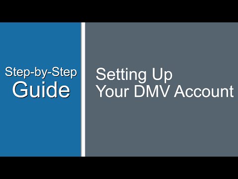 Create a DMV Account to Renew Driver’s license & ID card  (Step-by-Step)