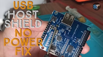 USB Host shield for Arduino Uno no power/not detected  error REPAIR | Simply Tech-Key