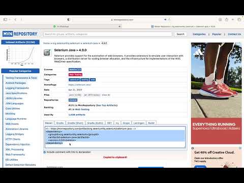 Selenium 4.9.0 setup