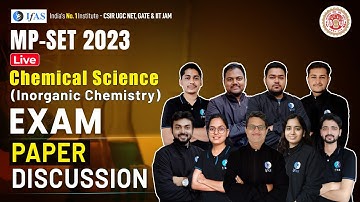 MP SET Chemical Science Paper Discussion 2023 With solution
