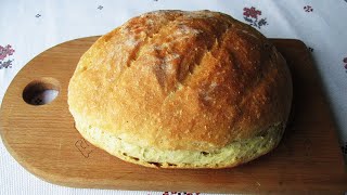 Італійський хліб на манці. Рецепт приготування.