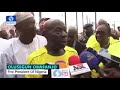 Former President Olusegun Obasanjo celebrates 85th birthday with a novelty match