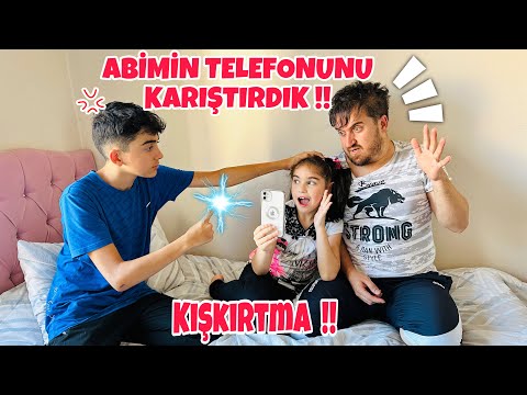 ABİME BÜYÜK KIŞKIRTMA !! ABİMİN TELEFONUNU KARIŞTIRDIK !!