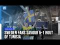 Sweden Fans Savour Historic 5-1 Rout of Tunisia in Monterrey | Dawn News English