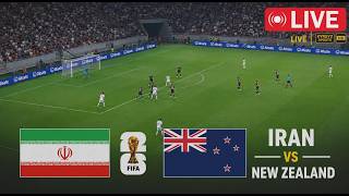 🔴LIVE : Iran vs New zealand live football match today - BD Commentary